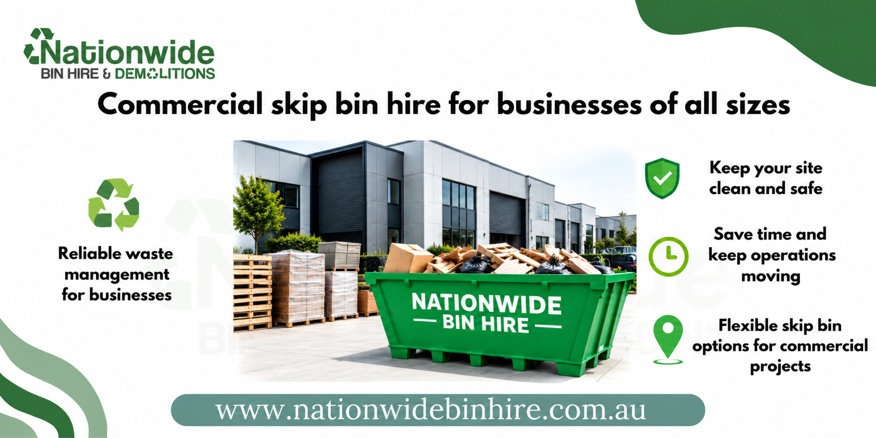 Featured image for “Commercial Skip Bin Hire for Business Waste Management”