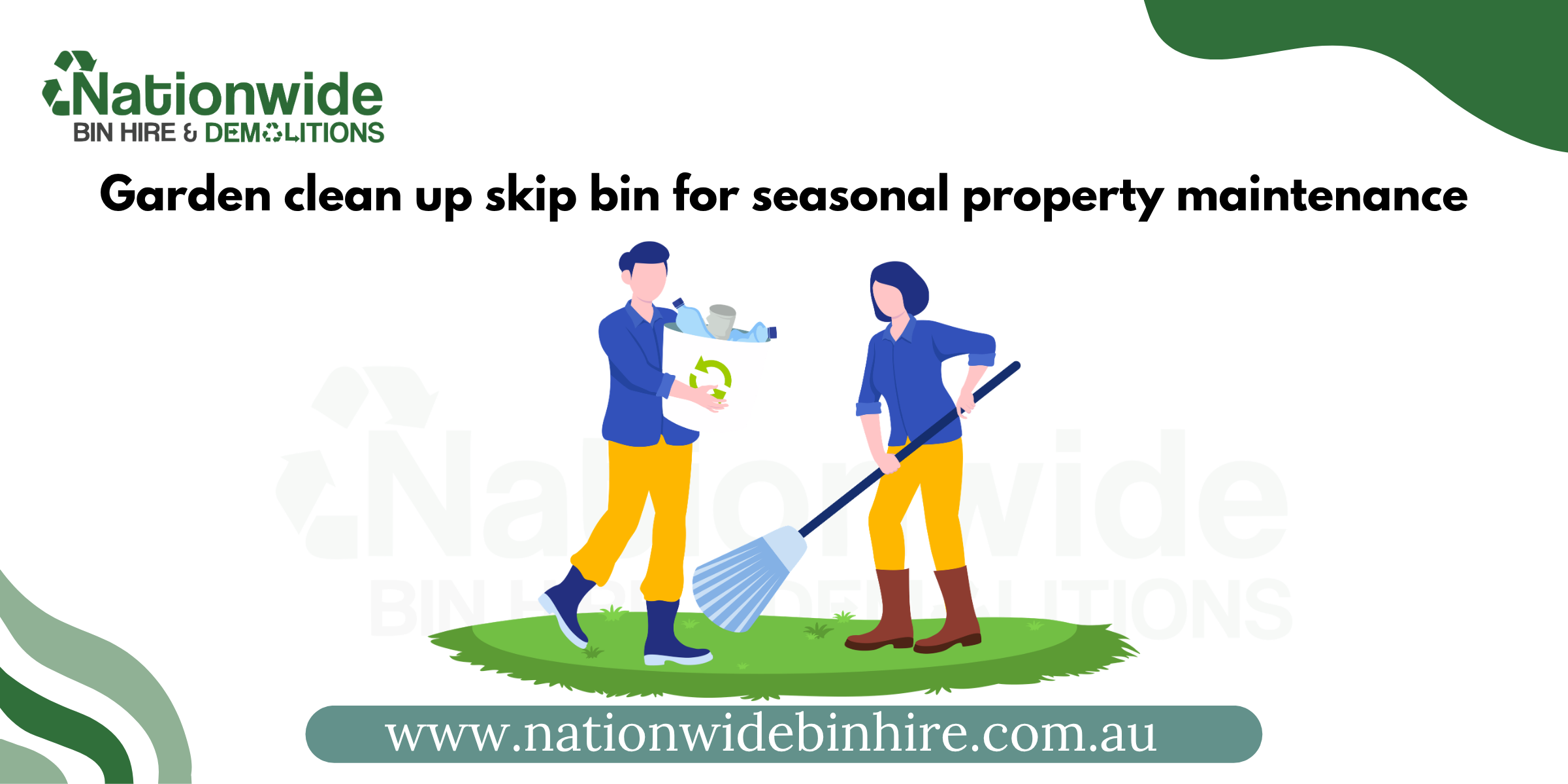 Featured image for “Garden Cleanup Skip Bins for Seasonal Property Maintenance”