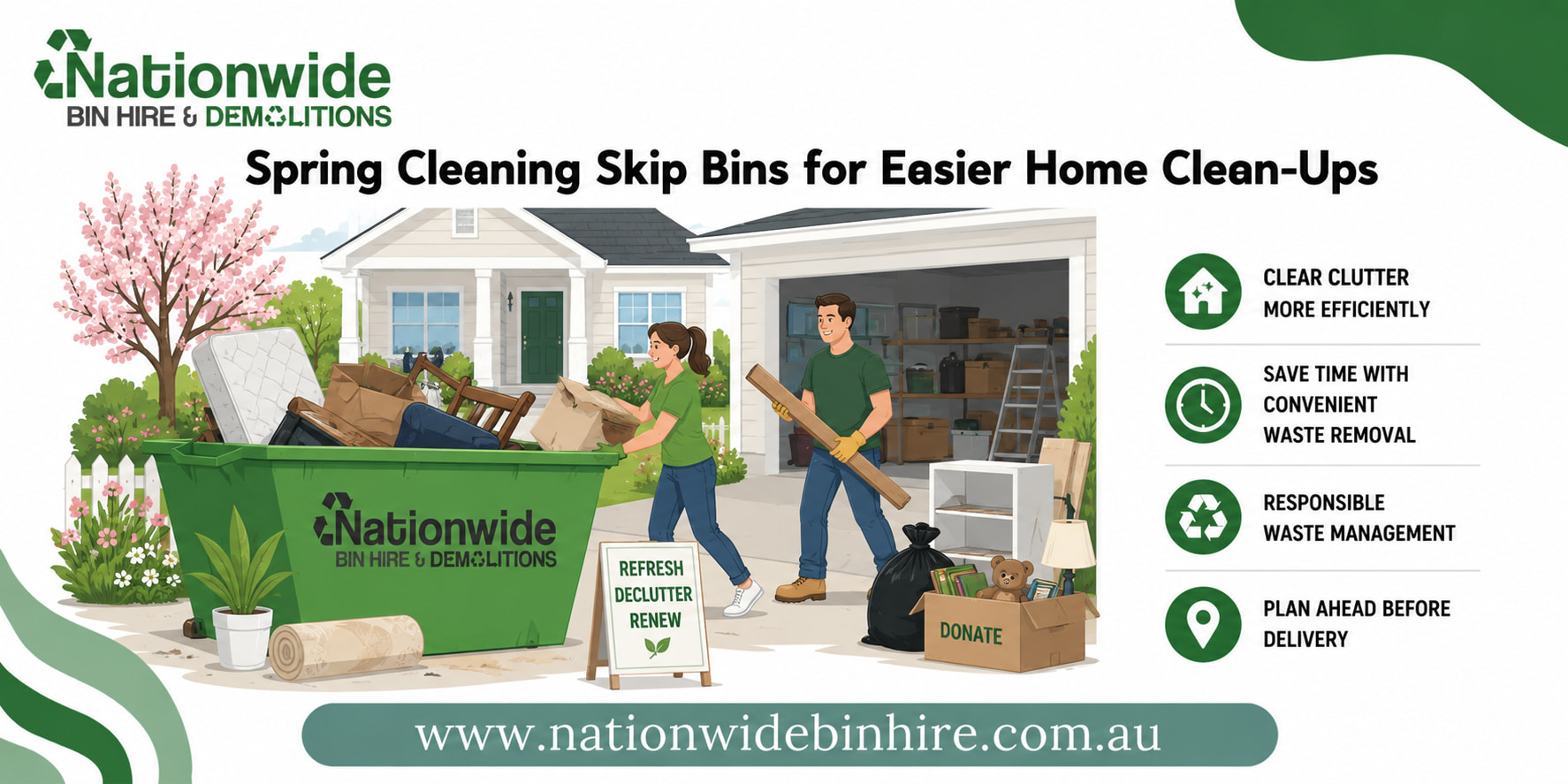 Featured image for “Spring Cleaning Skip Bins for Easier Home Clean-Ups”
