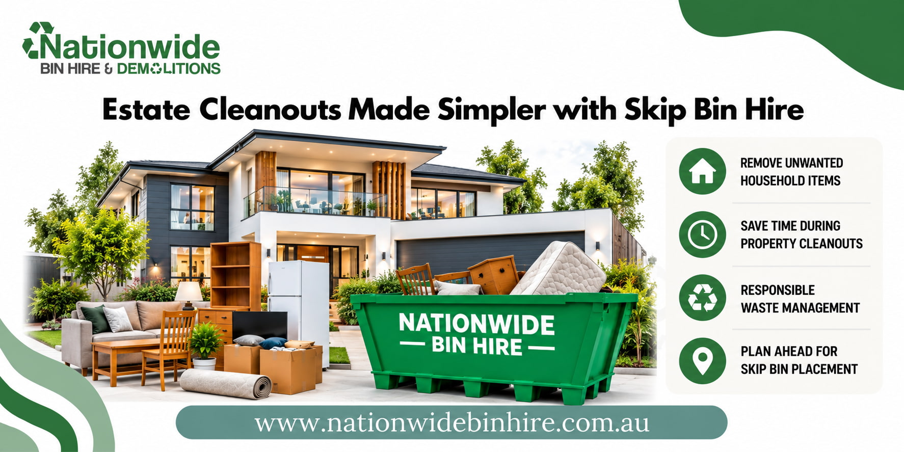 Featured image for “Estate Cleanouts Made Simpler With Skip Bin Hire”